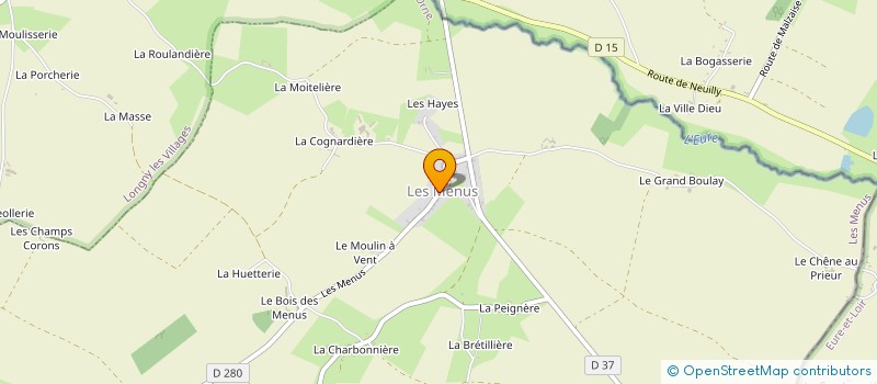 localisation de l'entreprise L.B. ECO à LES MENUS