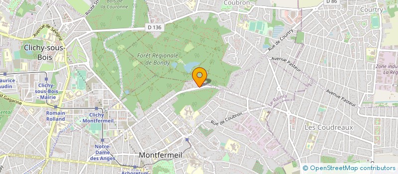 localisation de l'entreprise L.B.F. LES BONS FRERES à MONTFERMEIL