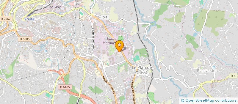 localisation de l'entreprise L & B FRERE à GRASSE