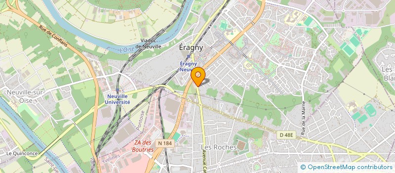 localisation de l'entreprise L.B. FROID  ERAGNY