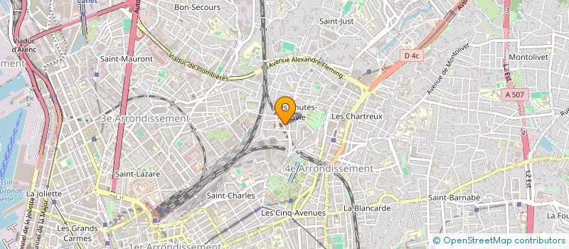 localisation de l'entreprise L.B.G. à MARSEILLE