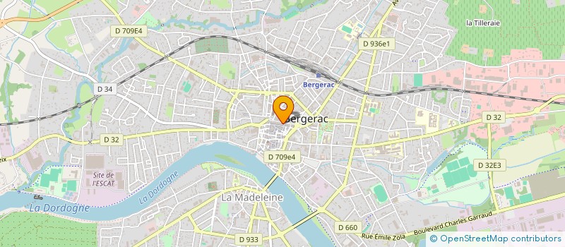 localisation de l'entreprise L B G à BERGERAC