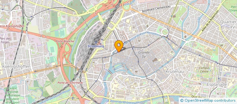 localisation de l'entreprise L.B.H. CONSULTANTS à STRASBOURG