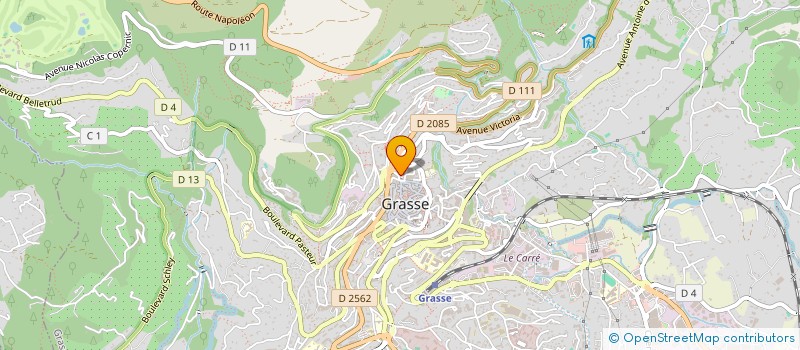 localisation de l'entreprise L.B.I  GRASSE