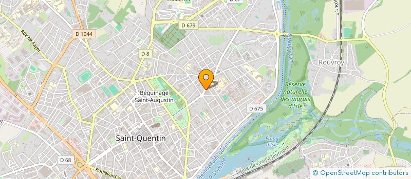 localisation de l'entreprise L B I LA BONNE IMPRESSION à SAINT-QUENTIN