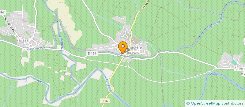 localisation de l'entreprise L B IMMO  VENTENAC-EN-MINERVOIS