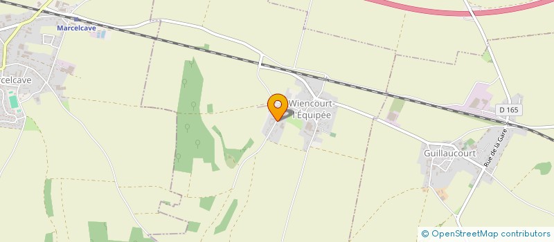 localisation de l'entreprise L & B INVEST  WIENCOURT-L'EQUIPEE