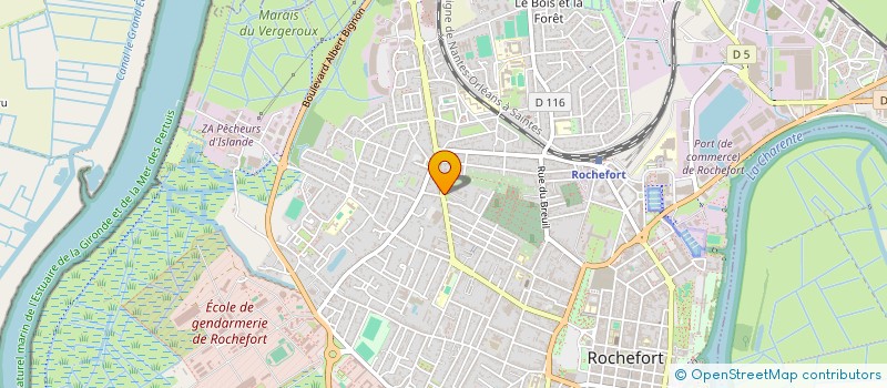 localisation de l'entreprise L&B INVEST  ROCHEFORT