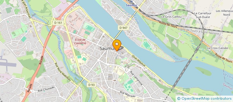 localisation de l'entreprise L.B.L.S. à SAUMUR