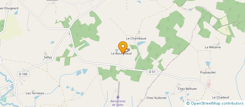 localisation de l'entreprise L.B.M.  BRILLAC