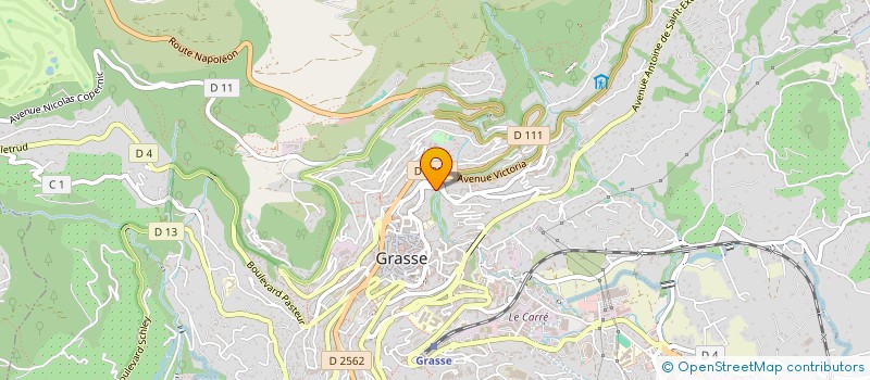 localisation de l'entreprise L.B.M. à GRASSE