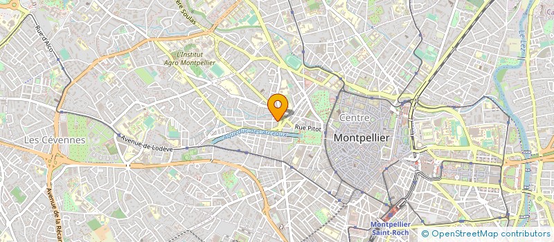 localisation de l'entreprise L.B.M.A. à MONTPELLIER