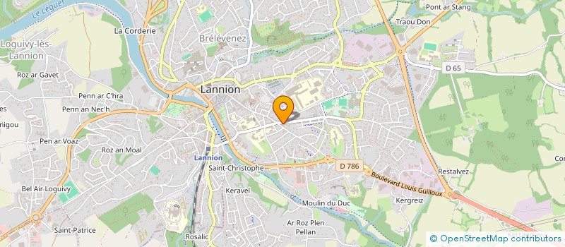 localisation de l'entreprise L.B.M IMMO  LANNION