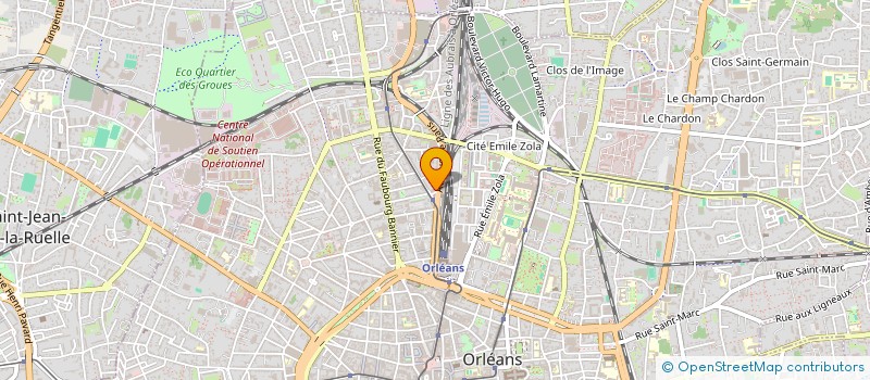 localisation de l'entreprise L.B.M. LOCATION à ORLEANS