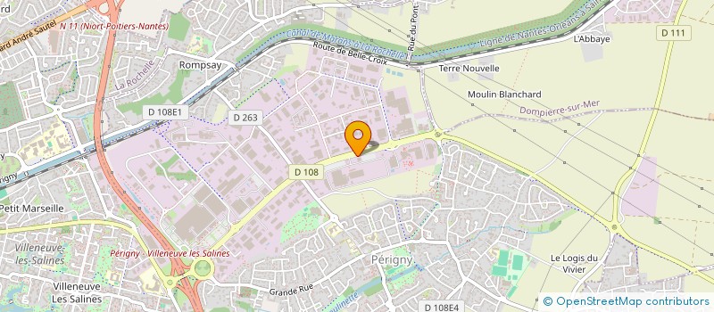 localisation de l'entreprise L.B.M.T.  PERIGNY