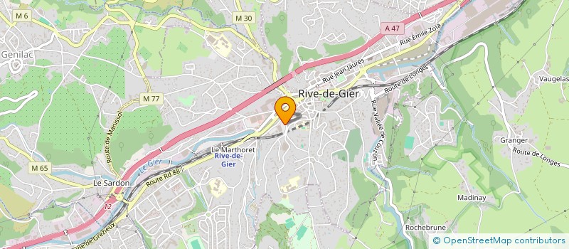 localisation de l'entreprise L B O à RIVE-DE-GIER