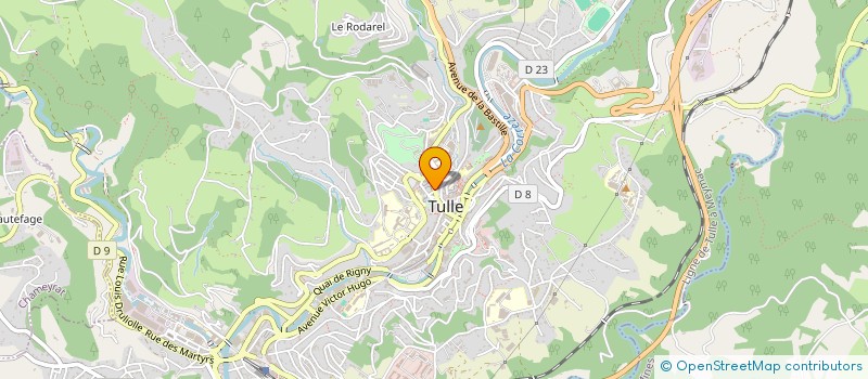 localisation de l'entreprise L.B.O.T. à TULLE