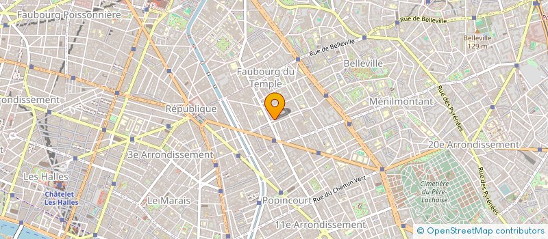 localisation de l'entreprise L.B.P à PARIS