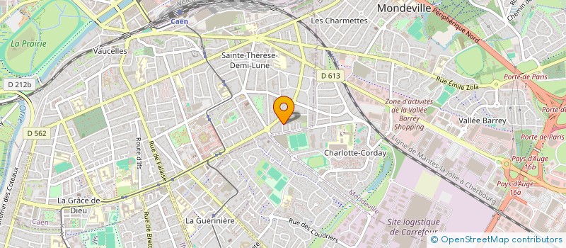localisation de l'entreprise L.B.P.L. à CAEN