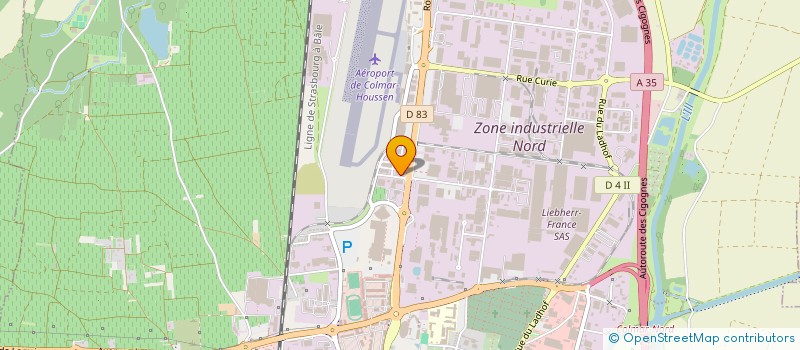 localisation de l'entreprise L.B. PAGE  COLMAR