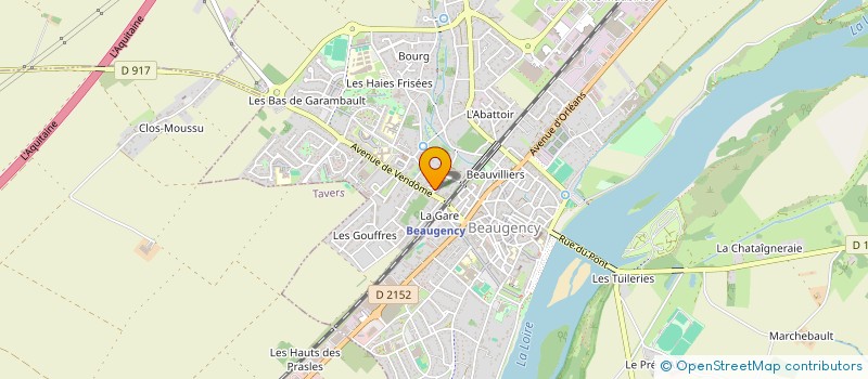 localisation de l'entreprise L.B PARTENARIAT - CONSEIL à BEAUGENCY
