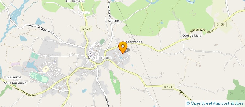 localisation de l'entreprise L.B PIERRE à MONFLANQUIN