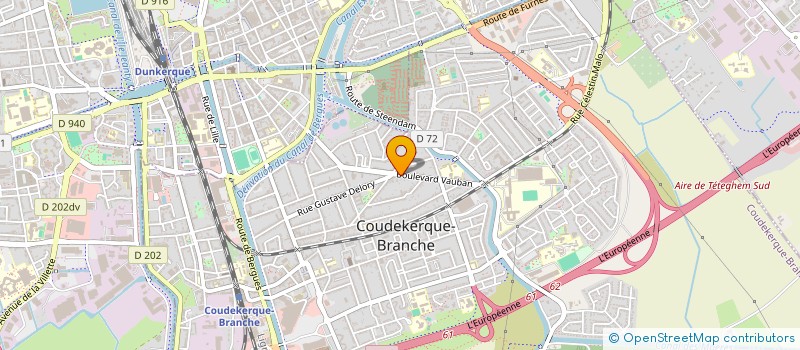 localisation de l'entreprise L B POSE à COUDEKERQUE-BRANCHE