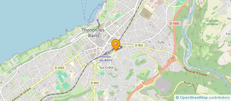 localisation de l'entreprise L&B PRESTATIONS + à THONON-LES-BAINS