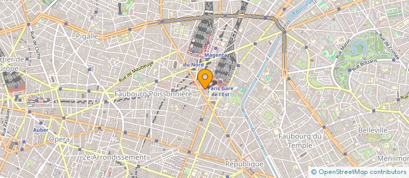 localisation de l'entreprise L.B. PRODUCTIONS  PARIS