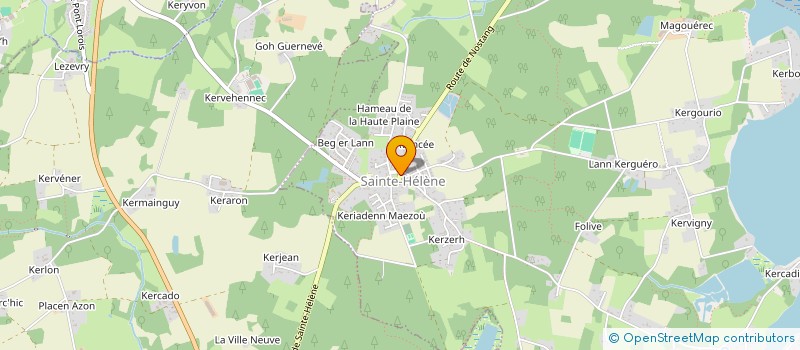 localisation de l'entreprise L.B.R  SAINTE-HELENE