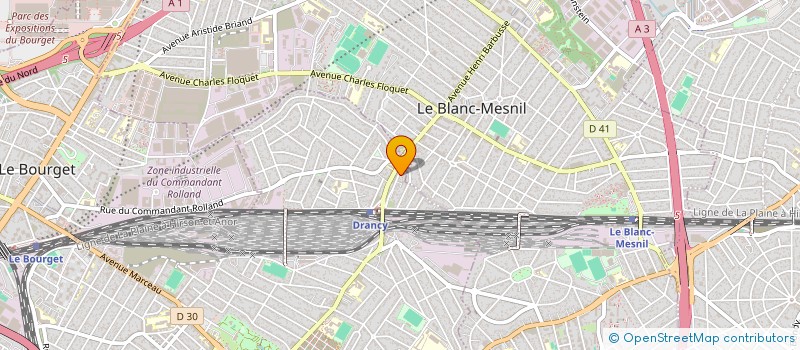 localisation de l'entreprise L B RENOVATION à DRANCY