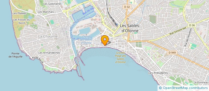 localisation de l'entreprise L.B.S. à LES SABLES D'OLONNE