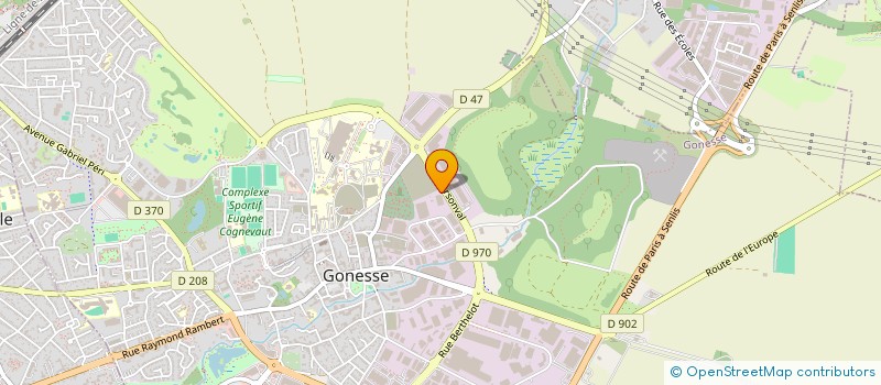 localisation de l'entreprise L B S A à GONESSE