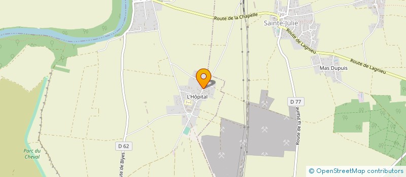 localisation de l'entreprise L.B.S CONCEPT  CHAZEY-SUR-AIN