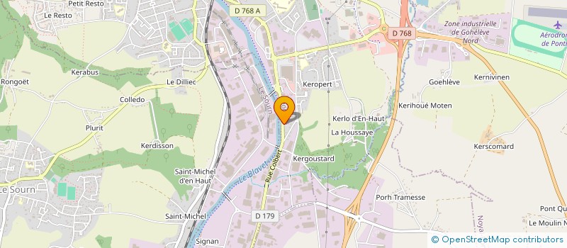 localisation de l'entreprise L B S HABITAT à PONTIVY