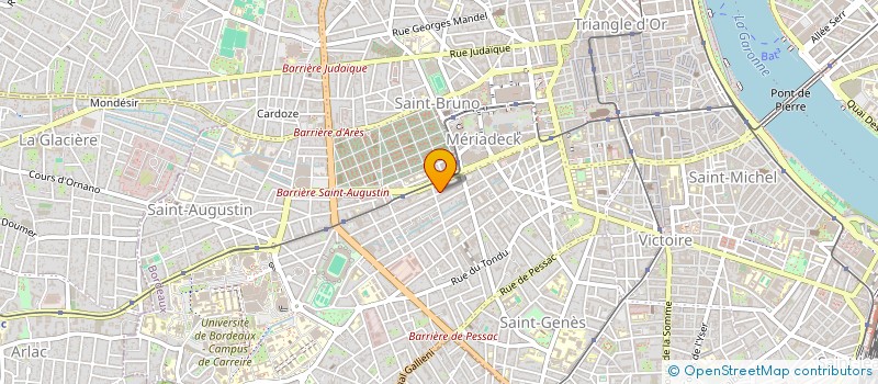 localisation de l'entreprise L.B.S.N HOLDING  BORDEAUX