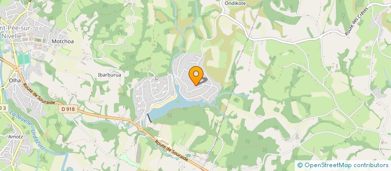 localisation de l'entreprise L.B.S SCI  SAINT-PEE-SUR-NIVELLE