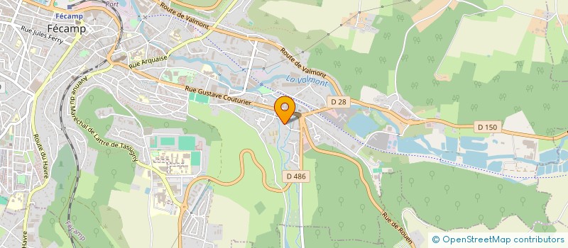 localisation de l'entreprise L.B SAINT LEONARD  SAINT-LEONARD