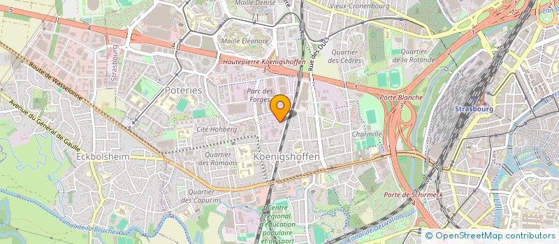 localisation de l'entreprise L & B SECURITE à STRASBOURG