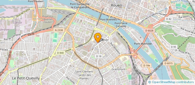 localisation de l'entreprise L.B.ST SEVER à ROUEN