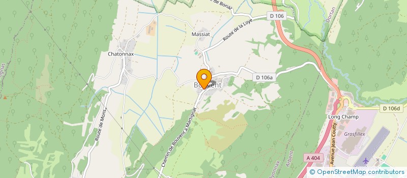 localisation de l'entreprise L.B.T. à OYONNAX