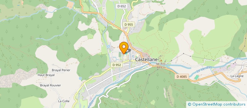 localisation de l'entreprise L.B.T.A. à CASTELLANE