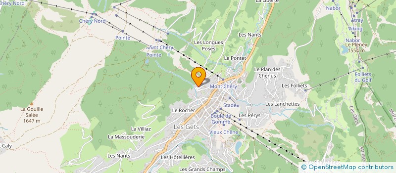 localisation de l'entreprise L.B.T.B.  LES GETS