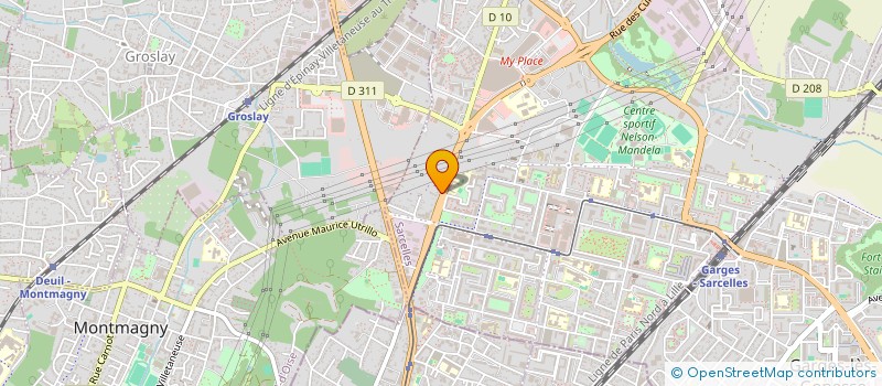 localisation de l'entreprise L B THERMIQUES à SARCELLES