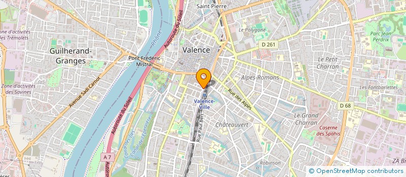 localisation de l'entreprise L'BAR  VALENCE