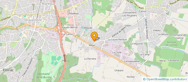 localisation de l'entreprise L-BATI-ENDUITS à TRESSES