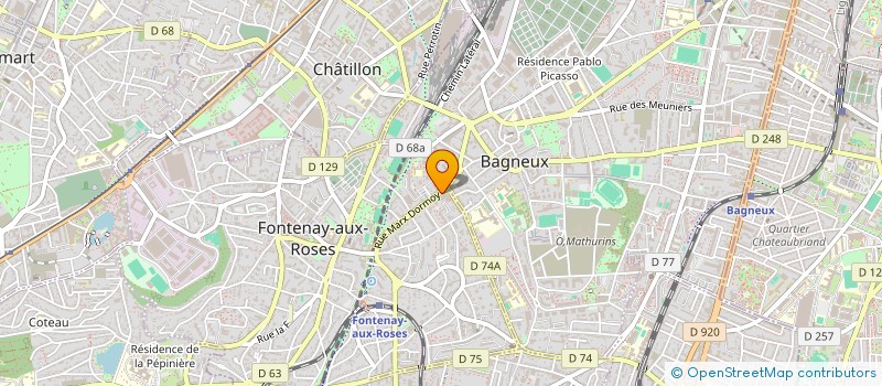 localisation de l'entreprise L'BB INTERNATIONAL à FONTENAY-AUX-ROSES