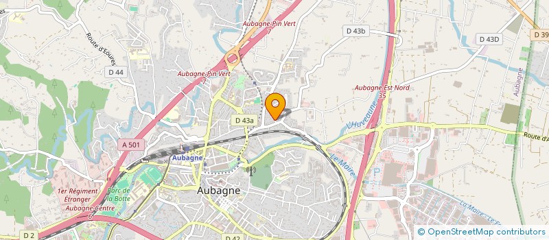 localisation de l'entreprise L&BTP à AUBAGNE
