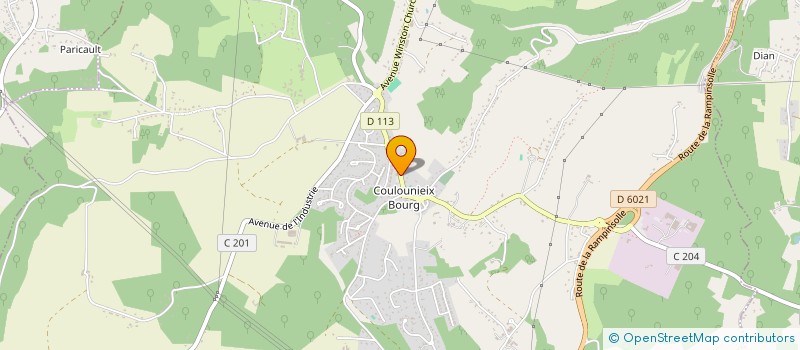 localisation de l'entreprise L-C  COULOUNIEIX-CHAMIERS