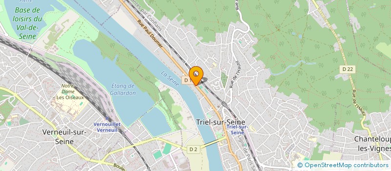 localisation de l'entreprise L & C  TRIEL-SUR-SEINE